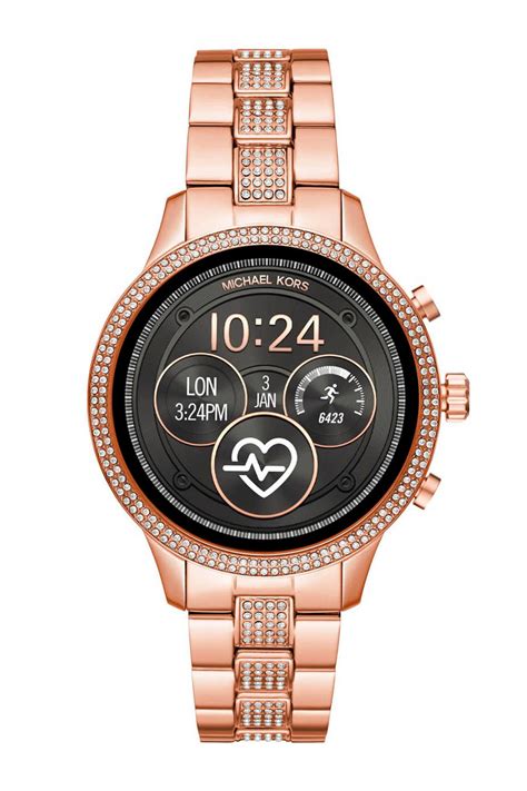 reloj digital michael kors smartwatch|michael kors oversized runway watch.